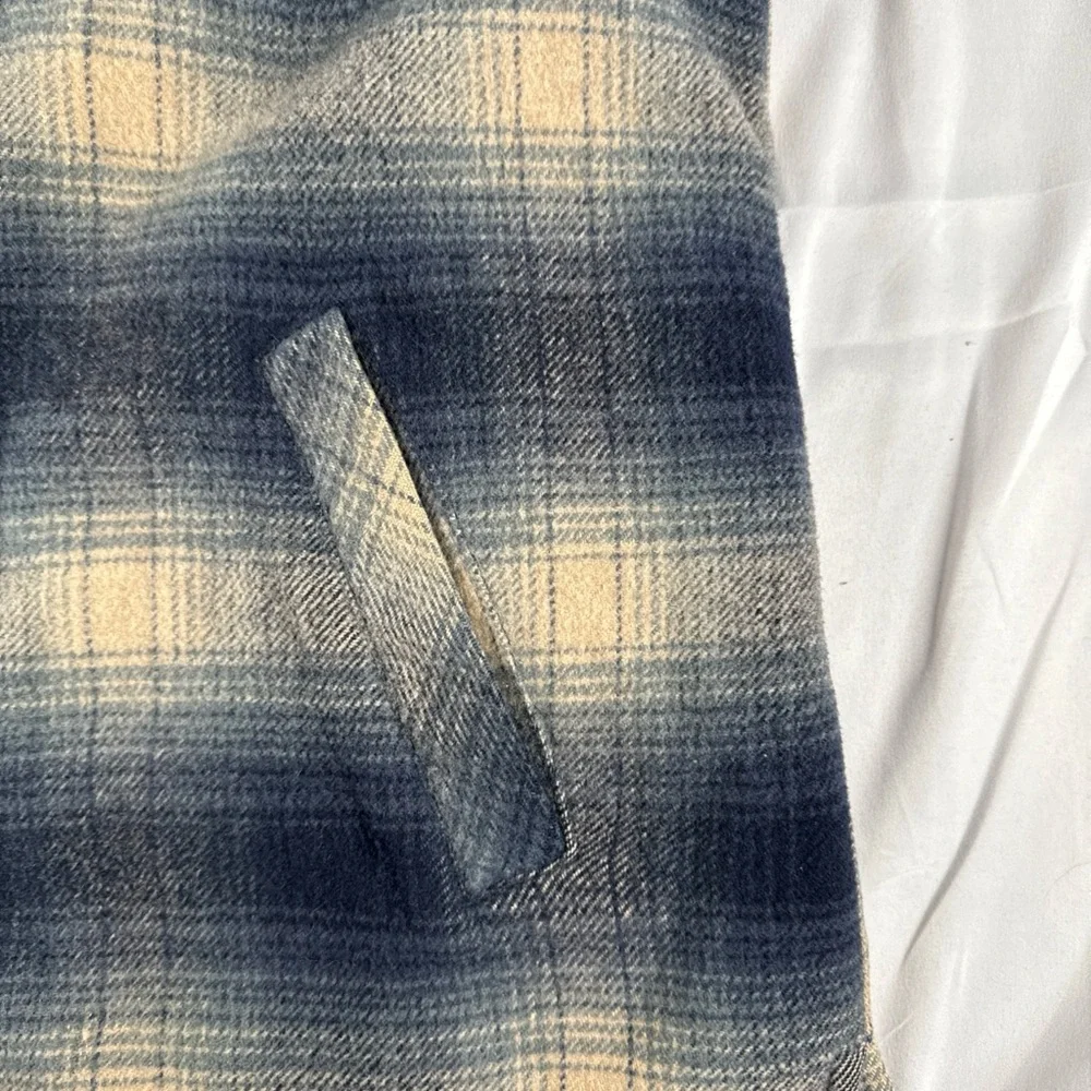 Ralph Eton Sherpa Lined Flannel Jacket Mens XL VNTG Quilt lined sleeve RARE FIND - Picture 5 of 11